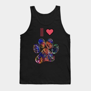 Paw Print Pet Lover Tank Top